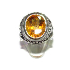 Citrine ring 925 sterling silver size 8, Handmade ring, single copy, 925 sterling silver, Natural Citrine, silver ring, gemstone Citrine