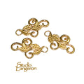 14K Gold filled connector size 20x13 mm, gold filled link component, Jewelry connector, Gold filled, Connector, Jewelry making - 1 piece