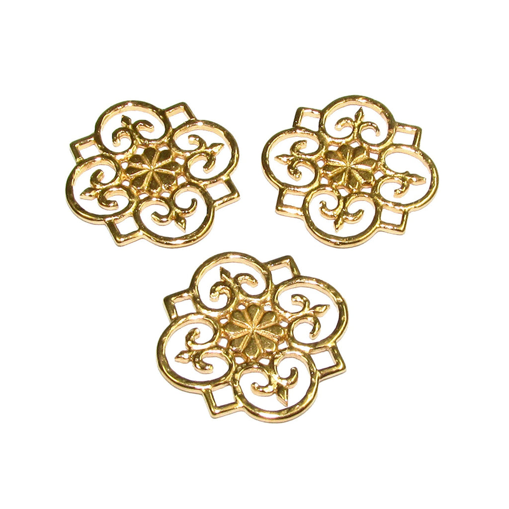 14K Gold filled connector size 19x19 mm, Link connector, Component gold filled, connector Gold filled, Connector, Jewelry making - 1 piece