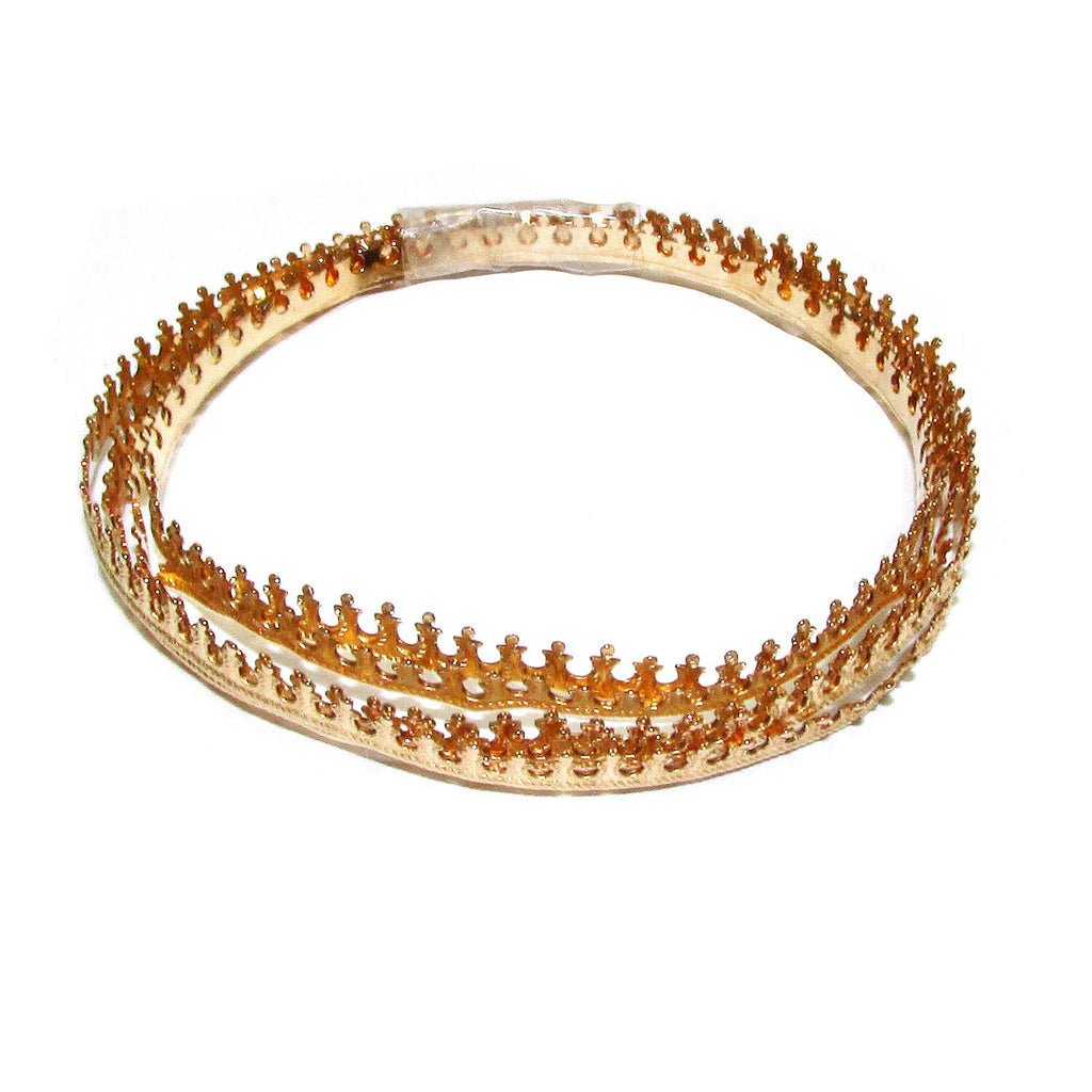 14K Yellow Gold filled Gallery wire, Bezel wire, Gallery ribbon, Gallery pattern, Jewelry making, Gold Filled Setting - 4 inch (10 cm)