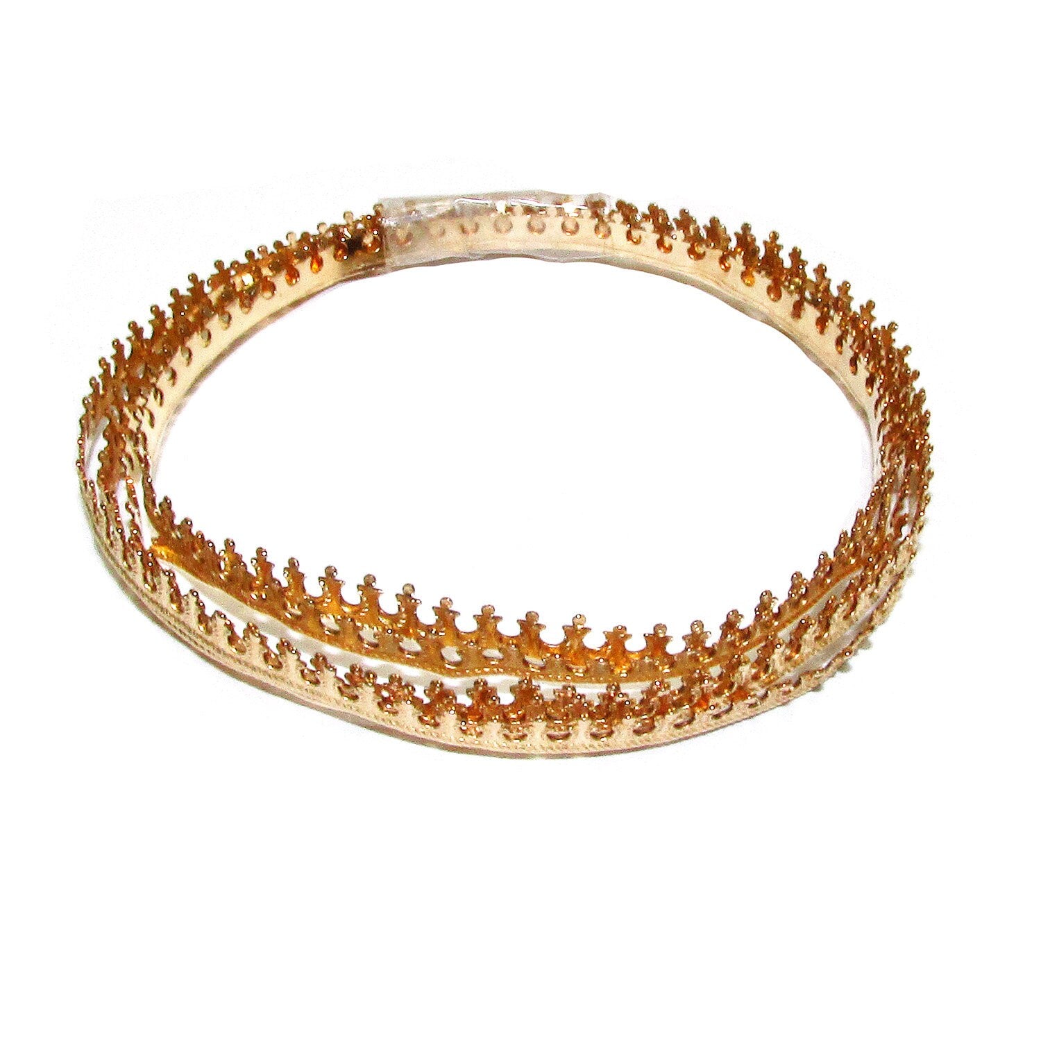 14K Yellow Gold filled Gallery wire, Bezel wire, Gallery ribbon, Gallery pattern, Jewelry making, Gold Filled Setting - 4 inch (10 cm)