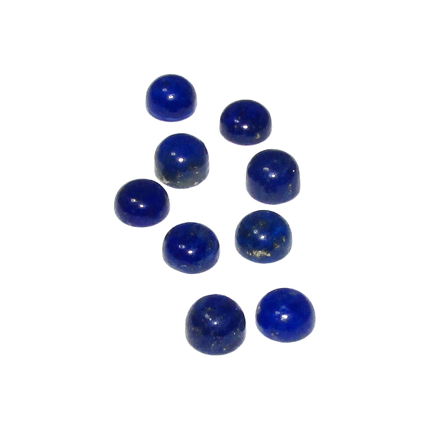 4 mm Lapis Lazuli Cabochon, Natural Gemstone, Calibrated Size, Lapis Lazuli, Gemstone Round, cabochon, Jewelry making - 1 piece
