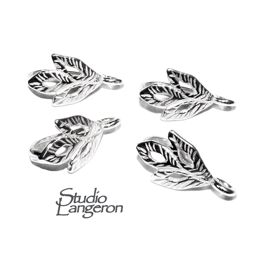 925 Sterling silver decorative Pendant Bails with loop, Silver Bail, Jewelry making, Bail finding, bail for pendant - 1 piece