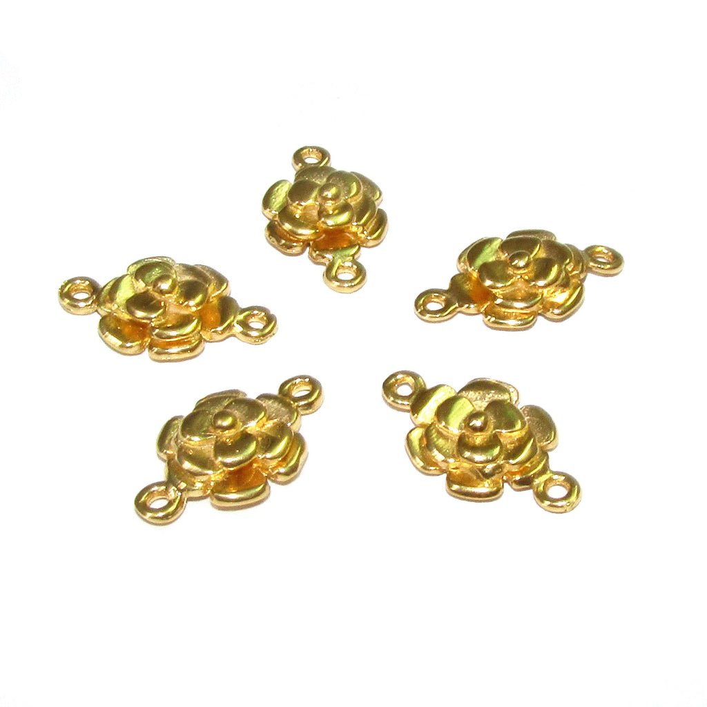14K Gold filled link connector size 9x9 mm gold filled link component, Link connector, Gold filled, Connector, Jewelry making - 1 piece