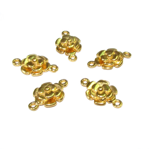 14K Gold filled link connector size 9x9 mm gold filled link component, Link connector, Gold filled, Connector, Jewelry making - 1 piece