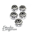 925 sterling silver handmade beads BB76, handmade, silver beads, Jewelry making, handmade beads, decorative beads, Original beads - 1 piece