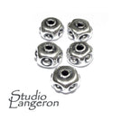 925 sterling silver handmade beads BB76, handmade, silver beads, Jewelry making, handmade beads, decorative beads, Original beads - 1 piece