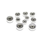 925 Sterling Silver Corrugate Roundel beads size 3, 4, 5, 6, 7 mm, Jewelry making, Corrugate Roundel Beads, Silver beads - 1 piece