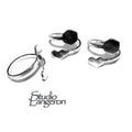 925 sterling silver open blank ring with a platforms for gluing, silver ring, base ring, Setting, jewelry making, open ring - 1 piece