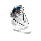 Labradorite ring 925 sterling silver handmade size 7, single copy, Silver ring, natural Labradorite, Statement ring, Handmade ring