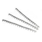 999 Fine silver Casted Bezel wire size 7.0x0.45 cm (2.8 inch), Gallery wire, Setting silver, Gallery pattern, Jewelry making - 1 piece