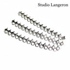 999 Fine silver Casted Bezel wire size 6.7x0.71 cm (2.6 inch) - 1 piece