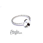 925 Sterling silver blank ring with bezel cup 6x8mm size 4, 5, 6, 7, 8, 9, 10, 11, Jewelry making, bezel cup, base ring, Setting - 1 piece