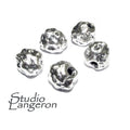 925 sterling silver handmade beads BB 49, handmade, silver beads, silver, beads, handmade beads, decorative beads, Original beads - 1 piece