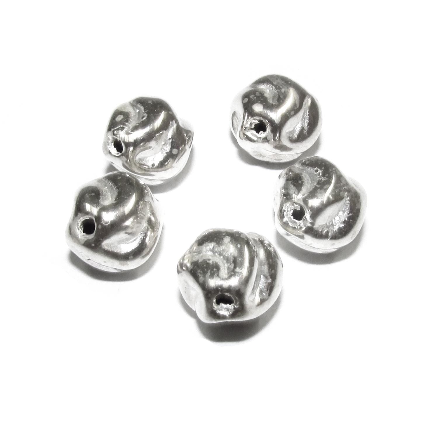 925 sterling silver handmade beads BP144, silver beads, Jewelry making, handmade beads, decorative beads, Original beads - 1 piece