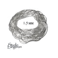 925 Sterling Silver snake beading chain thickness 1.5 mm, beading snake chains, Jewelry making, silver chains, beading chains - 1 Ft (30 cm)