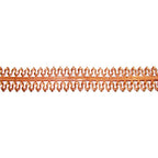 Natural Copper Bezel wire, Gallery wire, Gallery ribbon, Gallery pattern, Natural Copper, Jewelry making, Copper wire - 4 inch (10 cm)