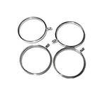925 sterling silver blank ring with loop size 5, 6, 7, 8, silver ring, basis ring, 925 sterling silver, ring with loop, 925 silver - 1 piece