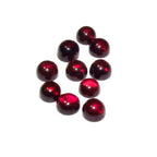 4 mm Garnet Cabochon Natural Gemstone Calibrated Size, Garnet Gemstone, Natural gemstone, Garnet cabochon, Studio Langeron - 1 piece