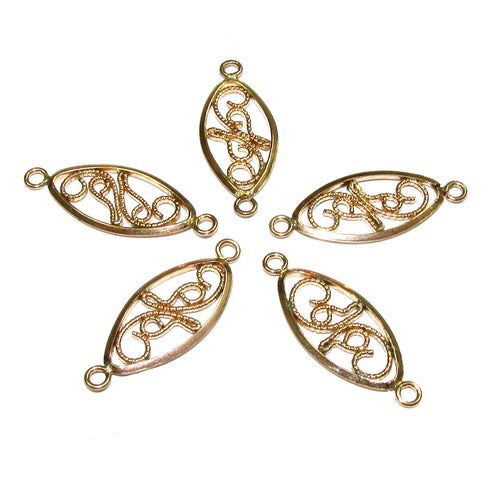 14K Gold filled large connector size 19.5x9.6 mm, gold filled link connector, Gold filled, Connector, Link, Jewelry making - 1 piece
