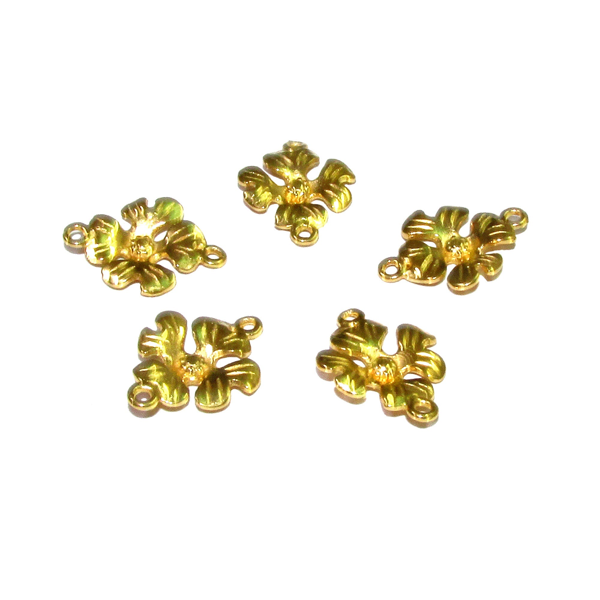 14K Gold filled link connector size 13x12 mm gold filled link component, Link connector, Gold filled, Connector, Jewelry making - 1 piece