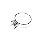 925 sterling silver blank ring with 4-prong setting 7 mm size 4-11, silver ring, Jewelry making, base ring, Setting, Prong setting - 1 piece