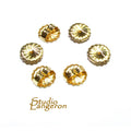 14K Gold Filled Friction Large Ear Nuts, Butterfly Earring Backs, Earring components, Jewelry making, Yellow gold filled - 1 pair (2 pieces)