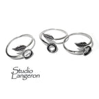 925 sterling silver open blank ring with bezel cup 6 mm, silver ring, base ring, Jewelry making, ring mounting, sterling silver - 1 piece