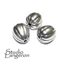 925 sterling silver handmade beads BB75, silver beads, Jewelry making, handmade beads, decorative bead, Original beads, Large bead - 1 piece