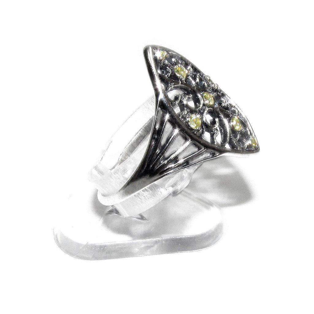 Citrine ring 925 sterling silver size 8, Handmade ring, single copy, 925 sterling silver, Natural Citrine, silver ring, gemstone Citrine