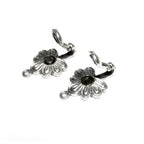 925 Sterling Silver Fold-Over Magnetic Clasp, Magnetic clasp, Clasp, Silver clasp, Round clasp, Sterling silver, Jewelry making - 1 piece