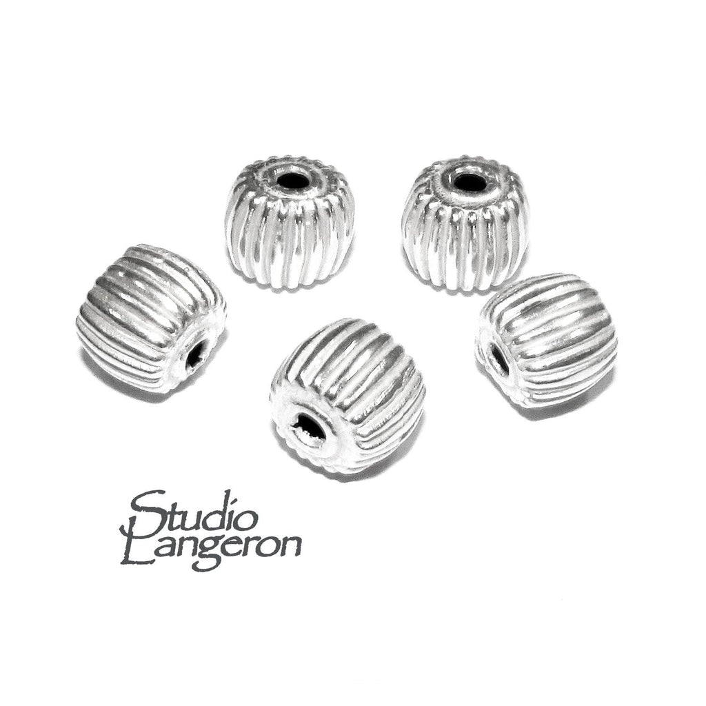 925 sterling silver handmade beads BP214, silver beads, Jewelry making, handmade beads, decorative beads, Original beads - 1 piece