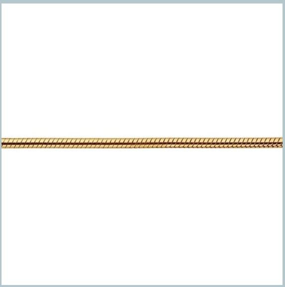 14/20 gold filled beading snake chain thickness 1.2mm, beading chain, Gold filled chain, Jewelry making, beading chain - 1 Ft (30 cm)